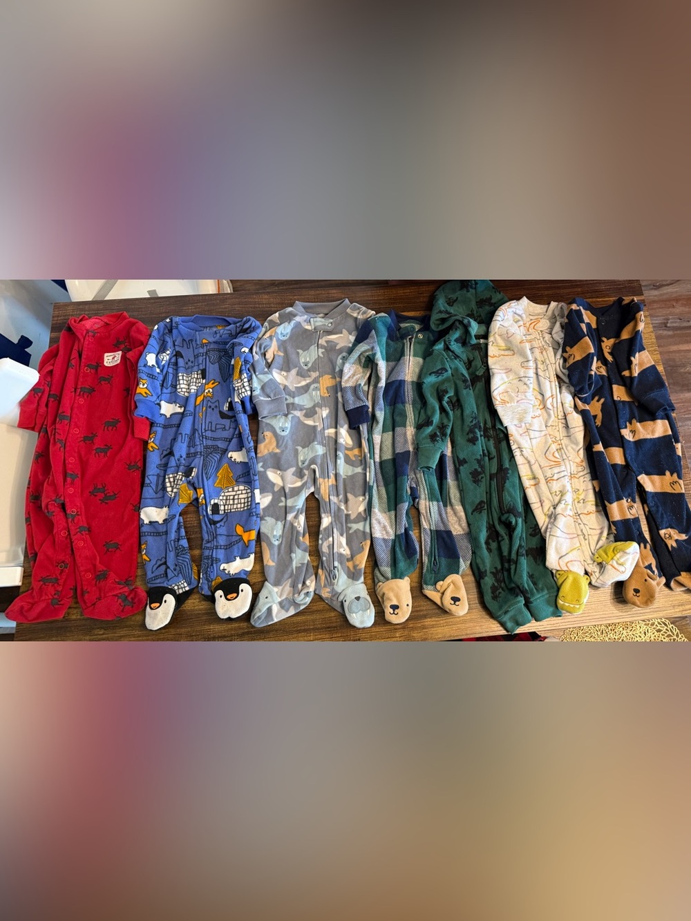Carter's Fleece Pajamas Sets 6m/6-9m